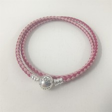 Pink Double-Leather Charm