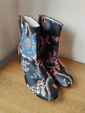 Womens Zara Blue Floral High