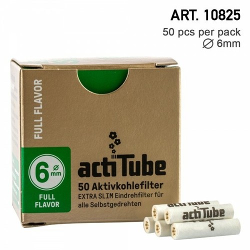 Actitube charcoal 6mm filters - actitube,