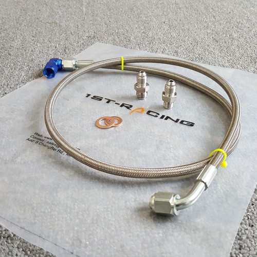 Turbo oil feed pipe - feed, line