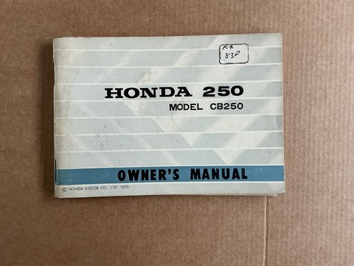 Genuine honda 1973 - genuine, cb250