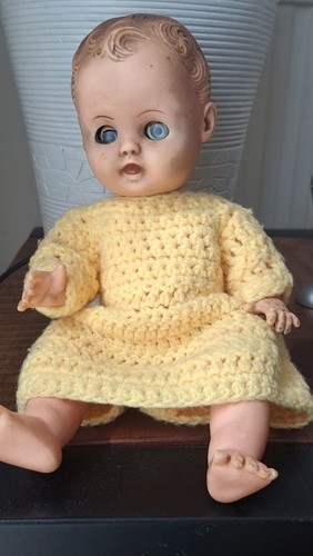 Vintage rosebud doll - vintage, signed