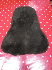 Hy Faux Sheepskin Seat Saver. Brown. Used. Good Condition.