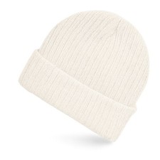 Ladies Beanie Hat Thermal Insulated Fleece Lined Mens Plain Chunky Knitted Cap