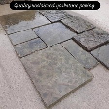 Old Original Weatherd Reclaimed Yorkstone Paving Finest Quality Available