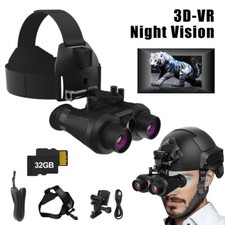 VRNV300 3D VR Infrared Night Vision Binoculars 4K UHD Video 6x Digital Zoom
