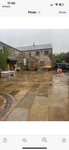 Yorkshire stone flags paving - stone,