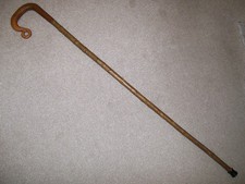 Beautiful New Craftsman Hand Made Shepherds Crook Walking Stick  15W