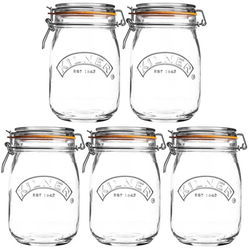 Kilner 5pcs litre vintage - 1,