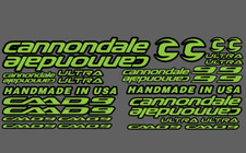 Cannondale CAAD 9 Bike Ultra Black Wht Frame Decals Sticker Set Cycling Road Kit