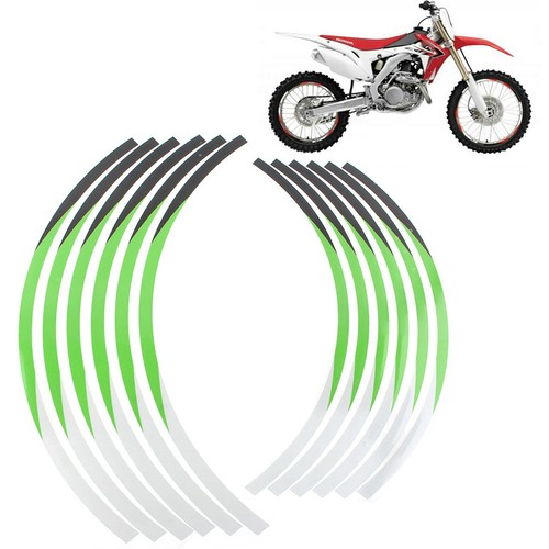 Green rim wheel - green,