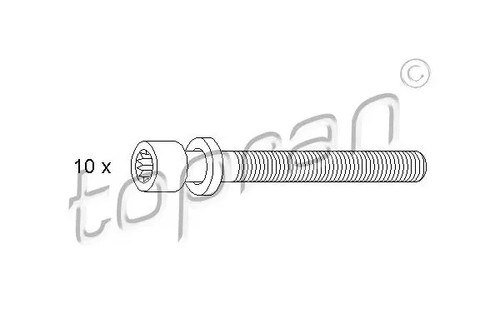 Cylinder head bolt - , set