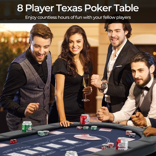 Foldable poker table - for, 8