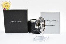 [ w/Box Paper ] HAMILTON Ventura H244121 Date Chronograph Black Dial Men's Watch