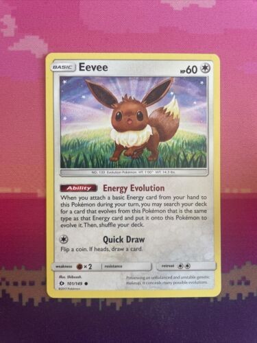 Pokemon card eevee sun moon - pokemon, &