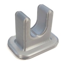 Suzuki RGV 250 Kick Start Guide Bracket Clip Frame Protector Silver