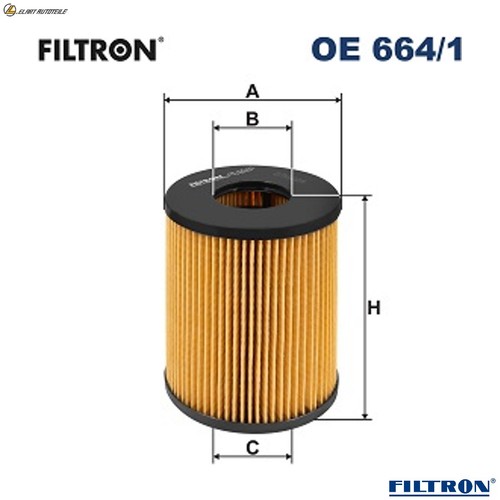 Oil filter 664 - oil, 664/1