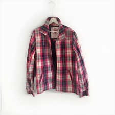 Pink And White Checked Jacket