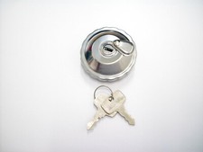 Fuel tank cap chrome lockable
