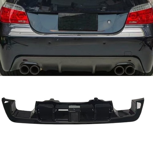 Black rear bumper diffuser lip - diffuser,