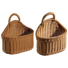 Woven Hangings Storage Baskets  Woven Baskets for Organizing Wall Basket Decor