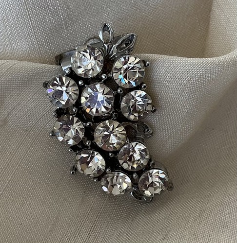 Vintage rhinestone dress - rhinestone,