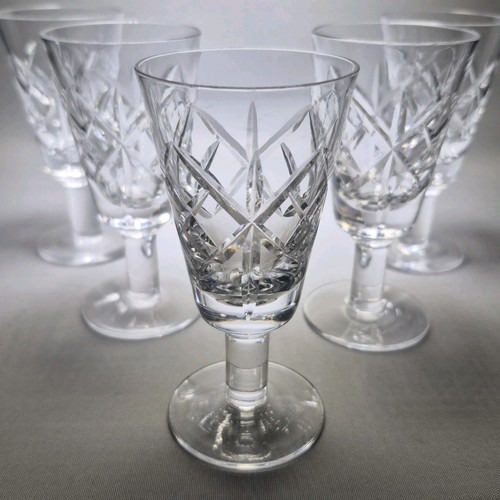 Vintage cut crystal - 5x, liqueur