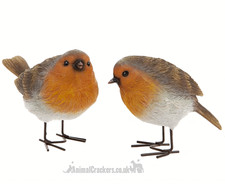 SET of 2 ROBIN ORNAMENTS