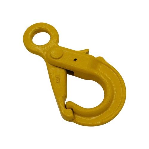 Self locking lifting hook eye - lifting,