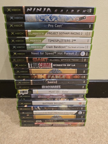 X21 original xbox games bundle - xbox,