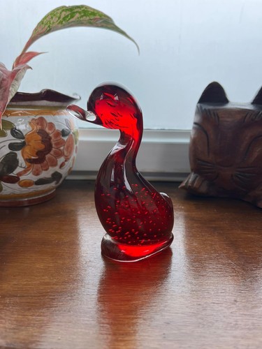 Whitefriars vintage 1960s ruby - whitefriars,