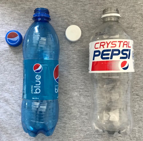 Empty pepsi blue and crystal - pepsi,
