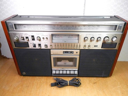 National 5700 boombox radio - national,
