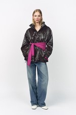 Zara SHINY HOODED PARKA ZW