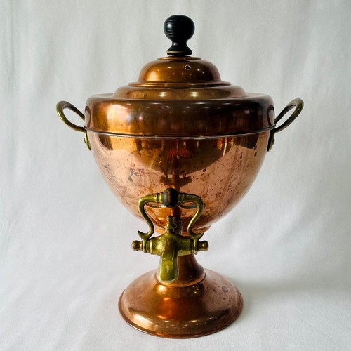 Antique copper brass tea - antique,