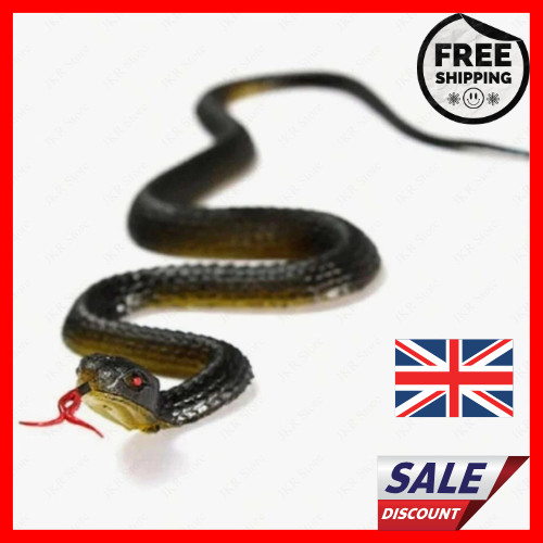 Fake rubber snake prank toy - rubber,
