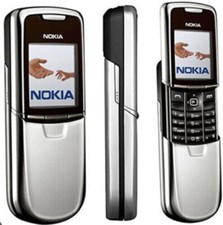 MINT COND Nokia 8800 Silver(Unlocked) Classic Bluetooth Mobile Cell Phone