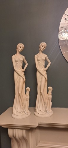 Pair elegant art - pair, deco