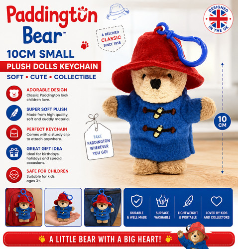 10cm small paddington - 10cm,