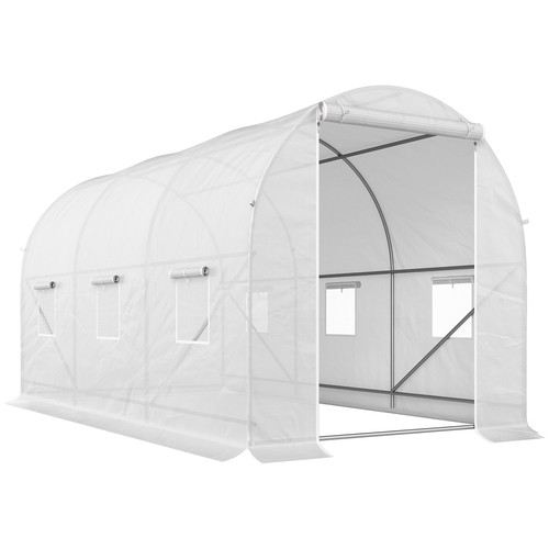Large walk greenhouse poly - large, walk-in