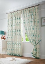Pair of Curtains Cream Voile