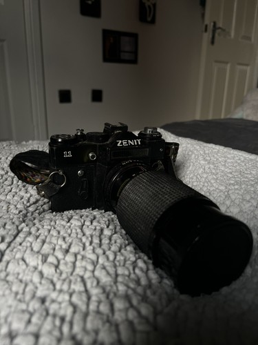 Zenit vintage film - film, camera