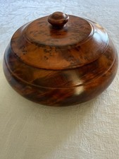 Vintage Burr Wood Turned
