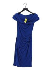 Pied A Terre A-Line Midi Dress UK10 in Blue