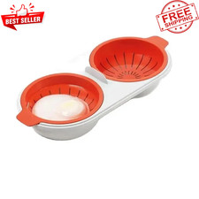 Egg Cooker Boiler Double Cup