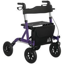 HOMCOM Rollator Walker with