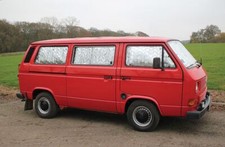 VW T25 T3 Thermo Thermal Blinds Mat Silver Screen 8 Piece Set Kit 1979-1992