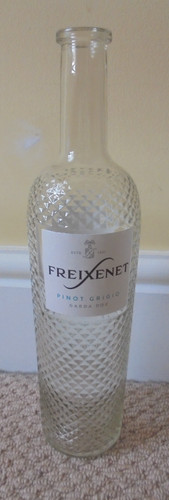 Empty quilted freixenet wine - empty,