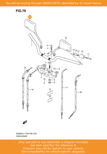Suzuki mirror assy rear - suzuki, view