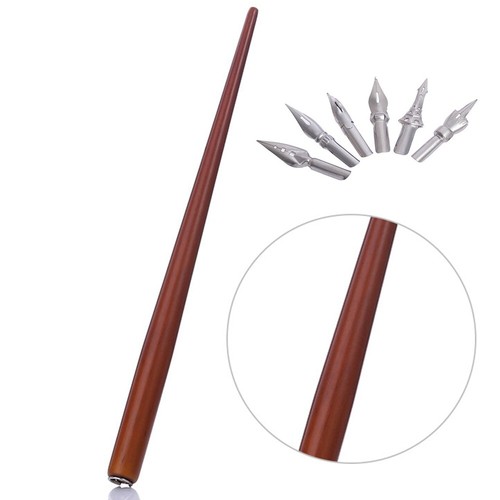 With 6pcs nibs retro - with,